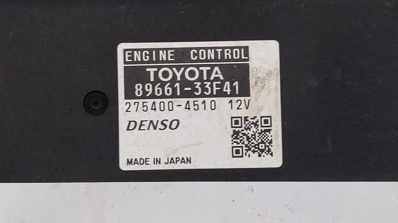 2010 Lexus Es350 PCM Engine Control Computer ECU ECM PCU OEM P/N:89661-33F41 89661-33F40 Fits OEM Used Auto Parts - Oemuseda