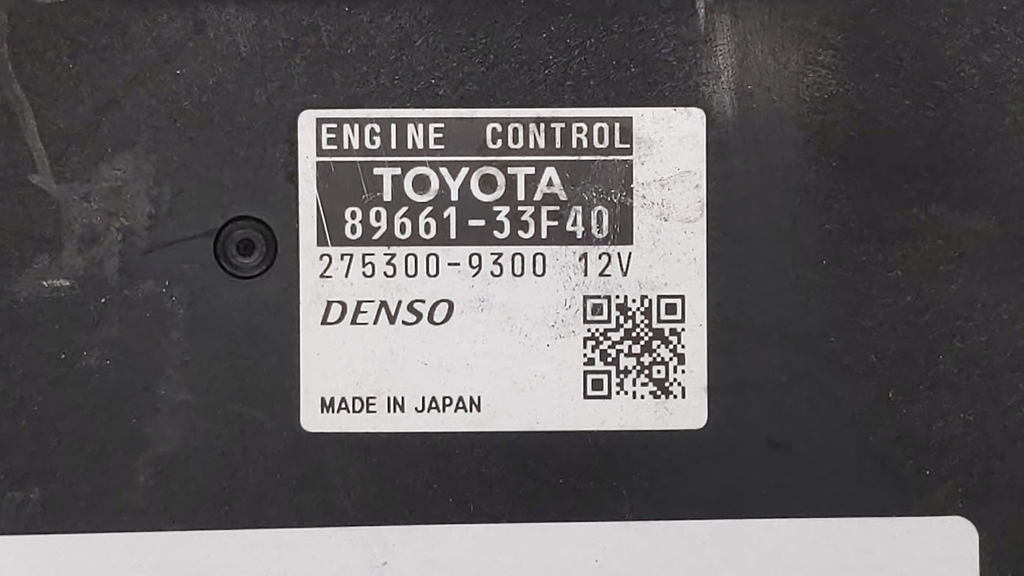 2010 Lexus Es350 PCM Engine Control Computer ECU ECM PCU OEM P/N:89661-33F41 89661-33F40 Fits OEM Used Auto Parts - Oemuseda