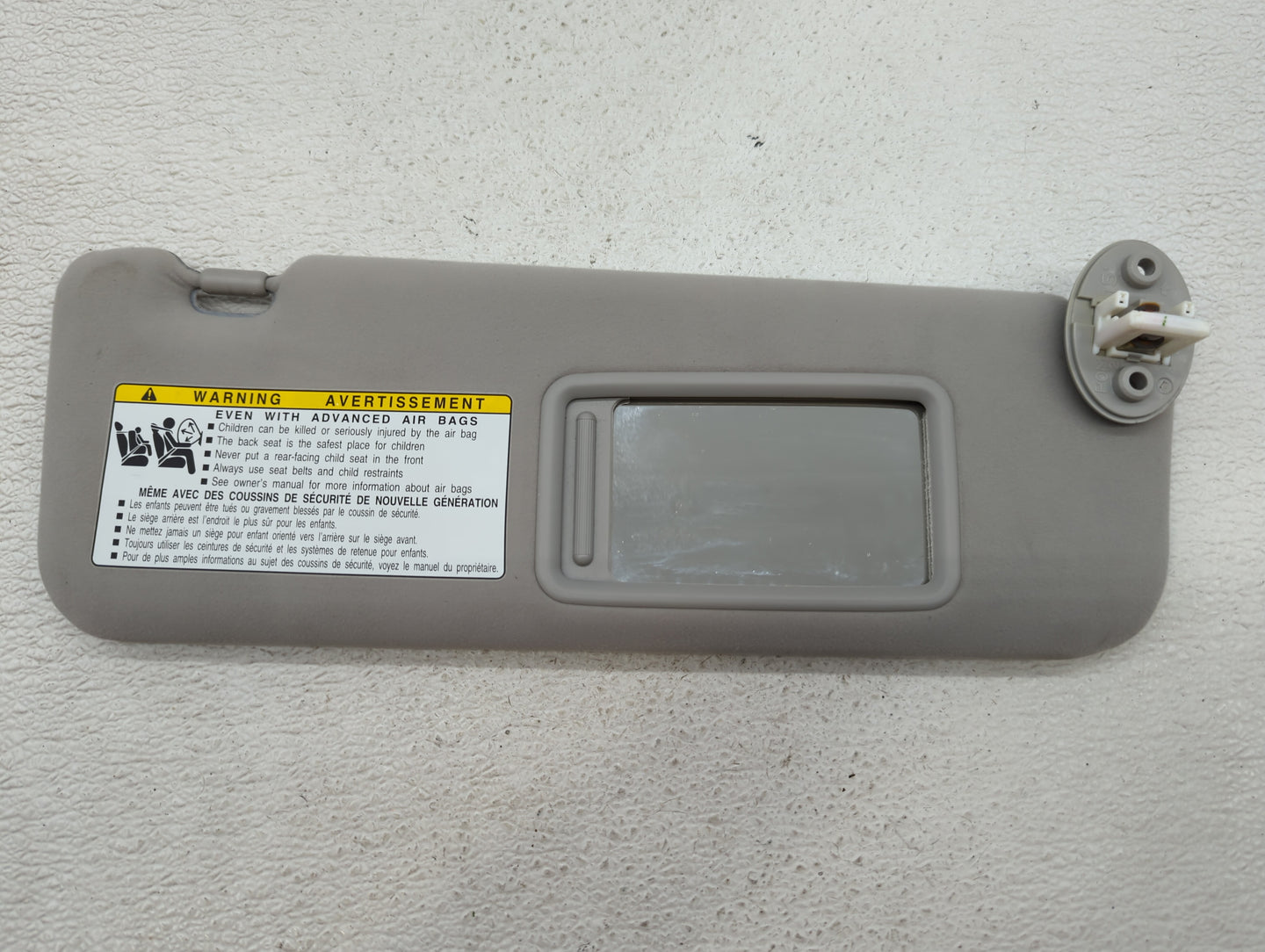 2010-2011 Lexus Es350 Sun Visor Shade Replacement Passenger Right Mirror Fits Fits 2010 2011 OEM Used Auto Parts - Oemusedau