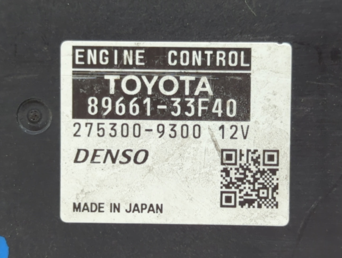 2010 Lexus Es350 PCM Engine Control Computer ECU ECM PCU OEM P/N:89661-33F40 89661-33F41 Fits OEM Used Auto Parts - Oemuseda