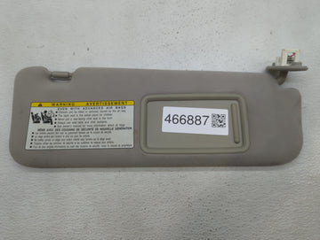 2010-2011 Lexus Es350 Sun Visor Shade Replacement Passenger Right Mirror Fits Fits 2010 2011 OEM Used Auto Parts