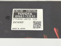 2010 Lexus Es350 PCM Engine Control Computer ECU ECM PCU OEM P/N:89661-33F40 89661-33F41 Fits OEM Used Auto Parts - Oemuseda