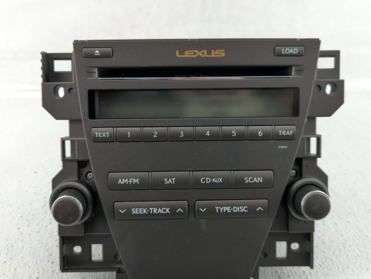 2010-2012 Lexus Es350 Am Fm Cd Player Radio Receiver 510275 - Oemusedautoparts1.com