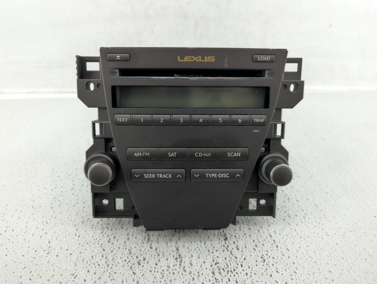 2010-2012 Lexus Es350 Am Fm Cd Player Radio Receiver 510434 - Oemusedautoparts1.com