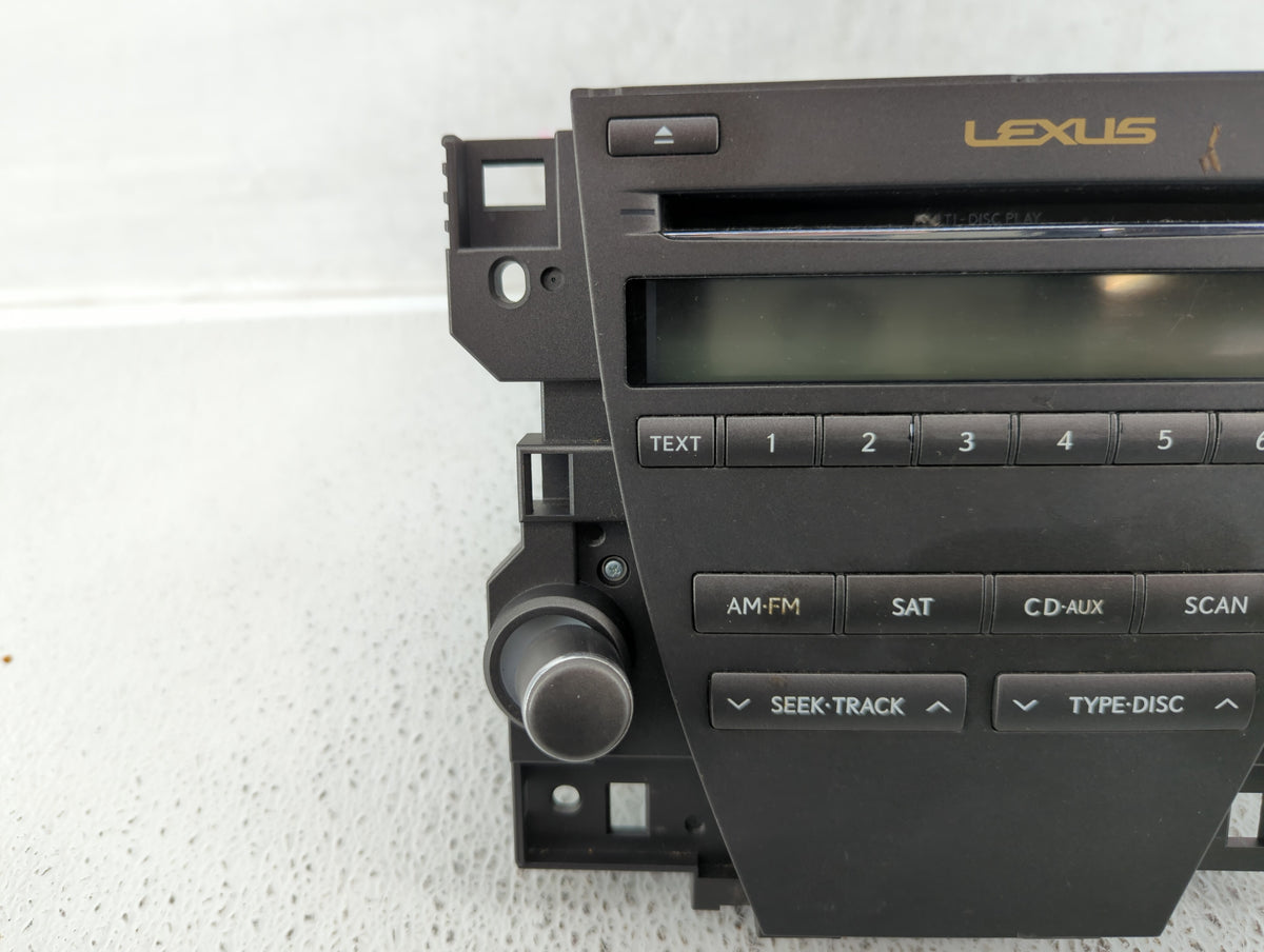 2010-2012 Lexus Es350 Am Fm Cd Player Radio Receiver 510434 - Oemusedautoparts1.com