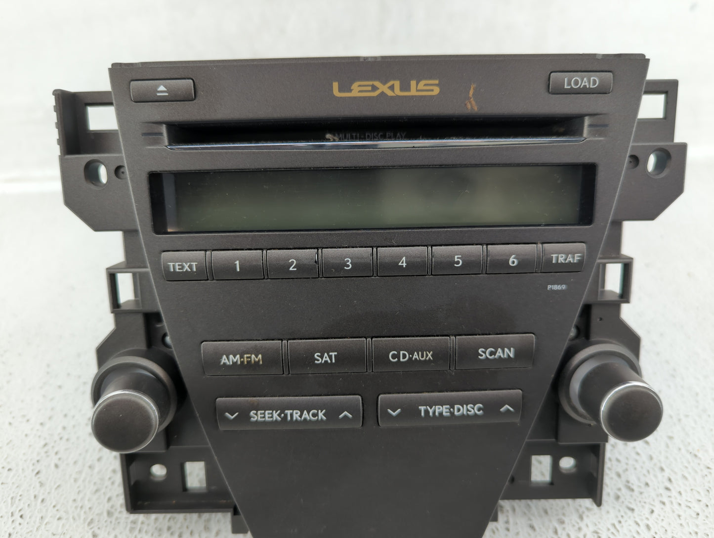 2010-2012 Lexus Es350 Am Fm Cd Player Radio Receiver - Oemusedautoparts1.com