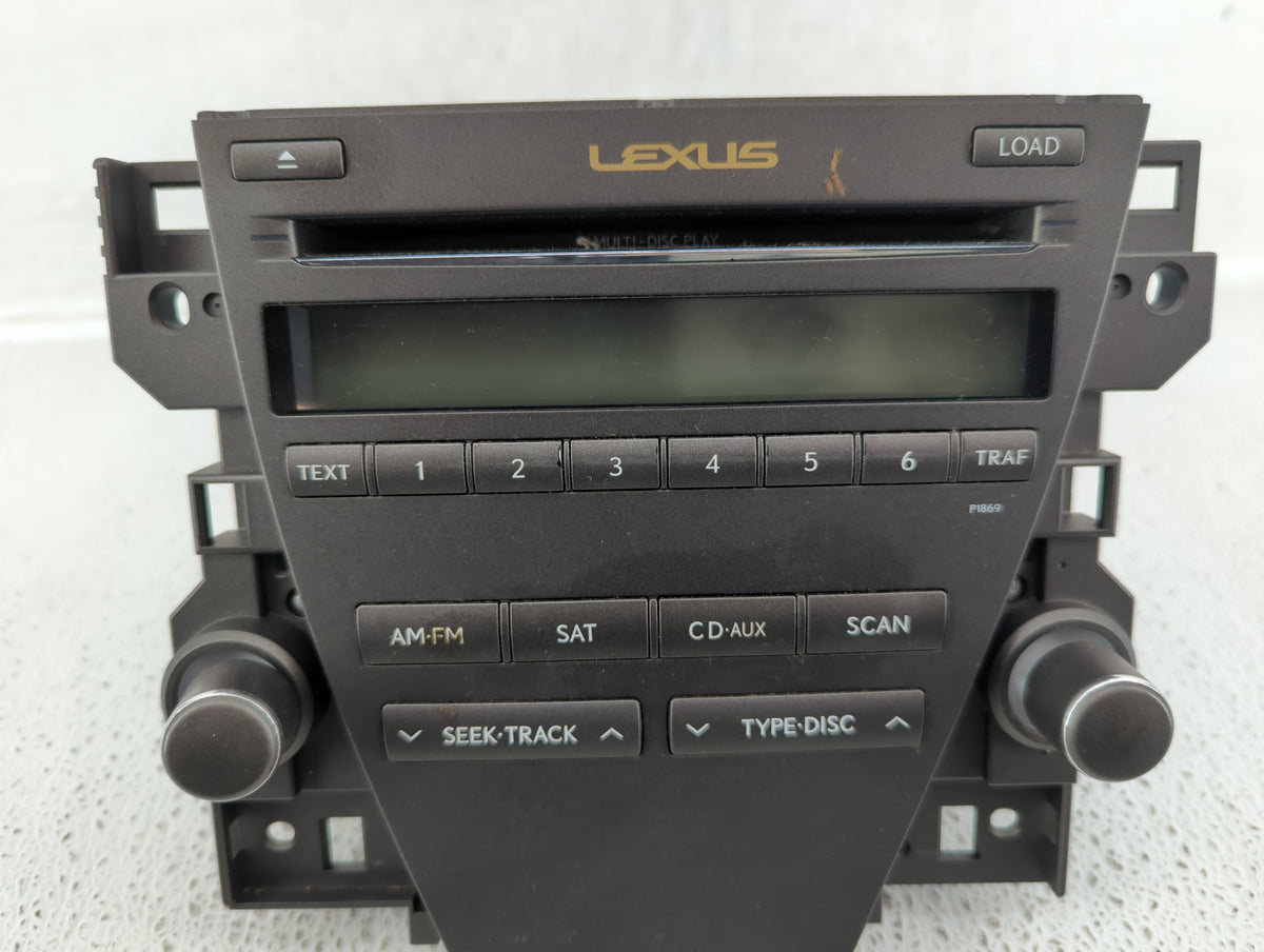 2010-2012 Lexus Es350 Am Fm Cd Player Radio Receiver 510434 - Oemusedautoparts1.com