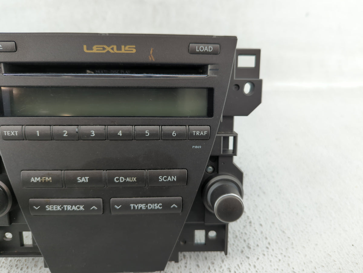2010-2012 Lexus Es350 Am Fm Cd Player Radio Receiver 510434 - Oemusedautoparts1.com