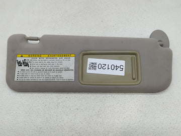2010-2011 Lexus Es350 Sun Visor Shade Replacement Passenger Right Mirror Fits Fits 2010 2011 OEM Used Auto Parts