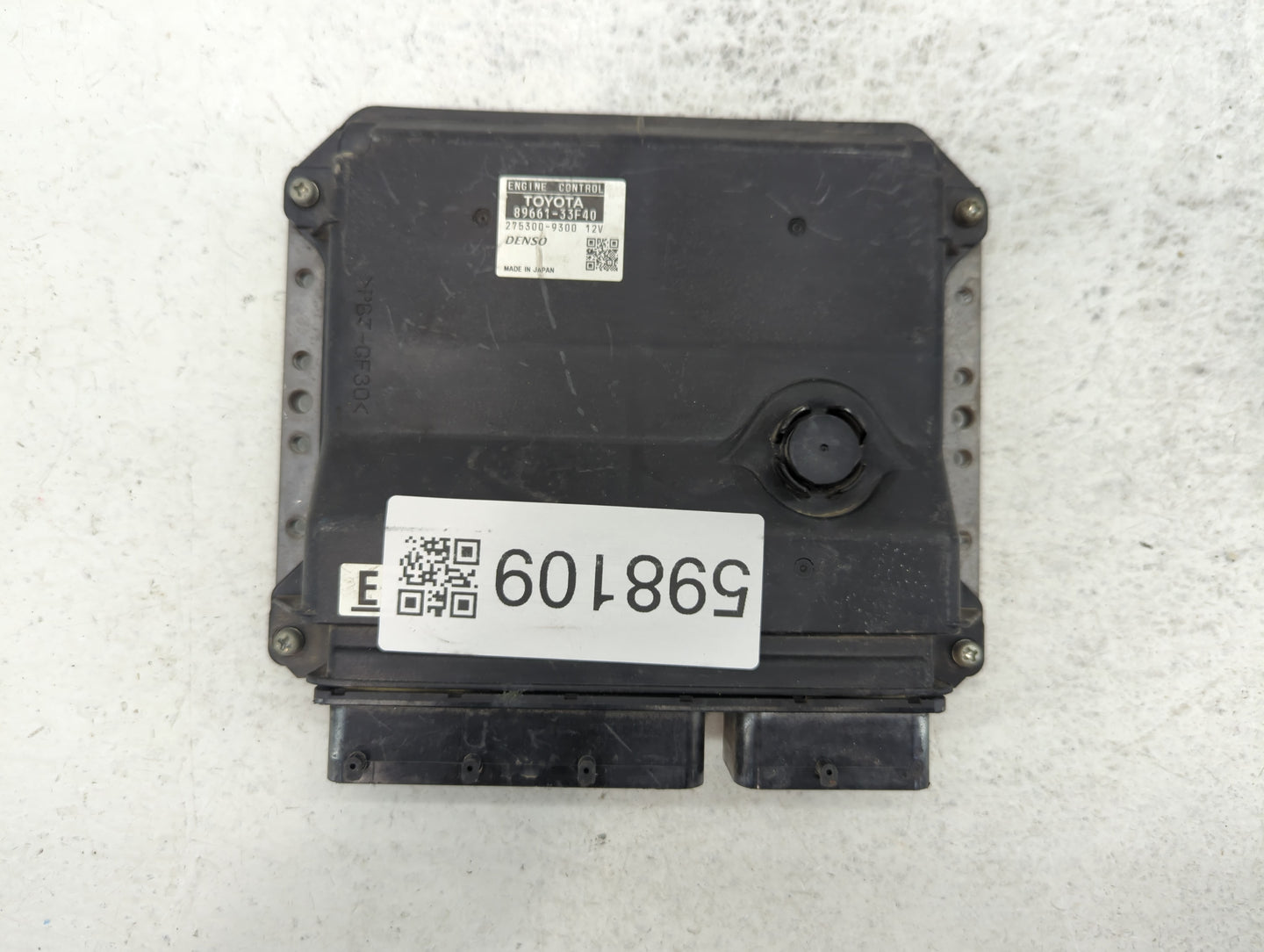 2010 Lexus Es350 PCM Engine Control Computer ECU ECM PCU OEM P/N:89661-33F40 Fits OEM Used Auto Parts - Oemusedautoparts1.co