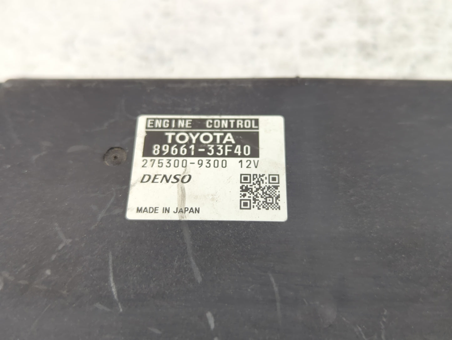 2010 Lexus Es350 PCM Engine Control Computer ECU ECM PCU OEM P/N:89661-33F40 Fits OEM Used Auto Parts - Oemusedautoparts1.co