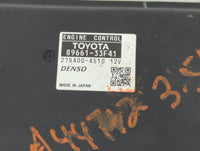 2010 Lexus Es350 PCM Engine Control Computer ECU ECM PCU OEM P/N:89661-33F40 Fits OEM Used Auto Parts - Oemusedautoparts1.co