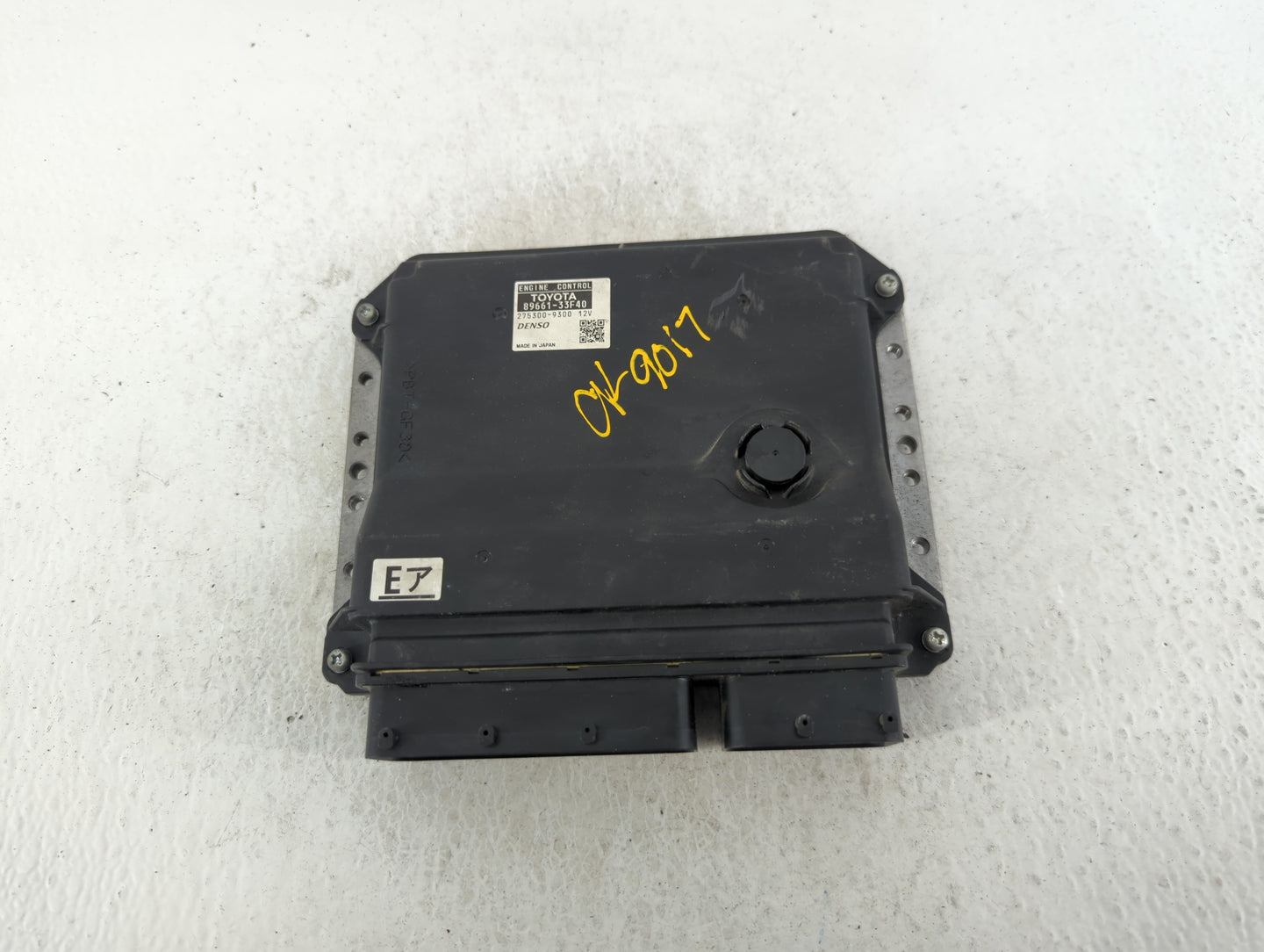 2010 Lexus Es350 PCM Engine Control Computer ECU ECM PCU OEM P/N:89661-33F40 Fits OEM Used Auto Parts - Oemusedautoparts1.co