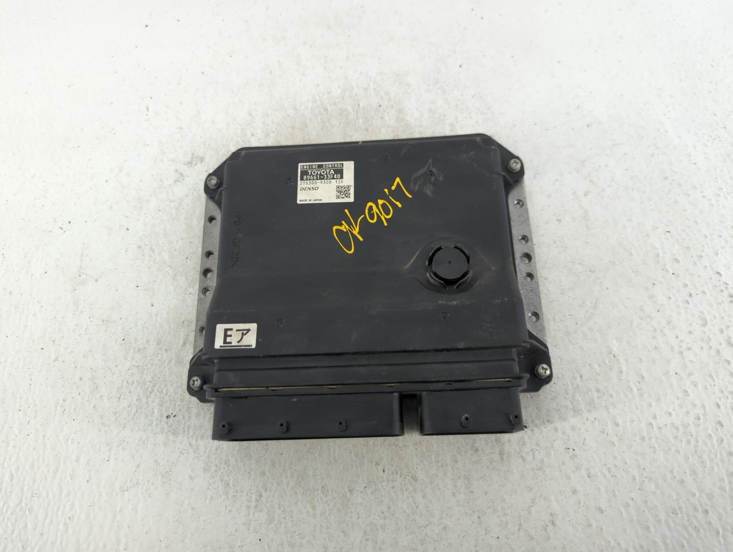 2010 Lexus Es350 PCM Engine Control Computer ECU ECM PCU OEM P/N:89661-33F40 Fits OEM Used Auto Parts - Oemusedautoparts1.co