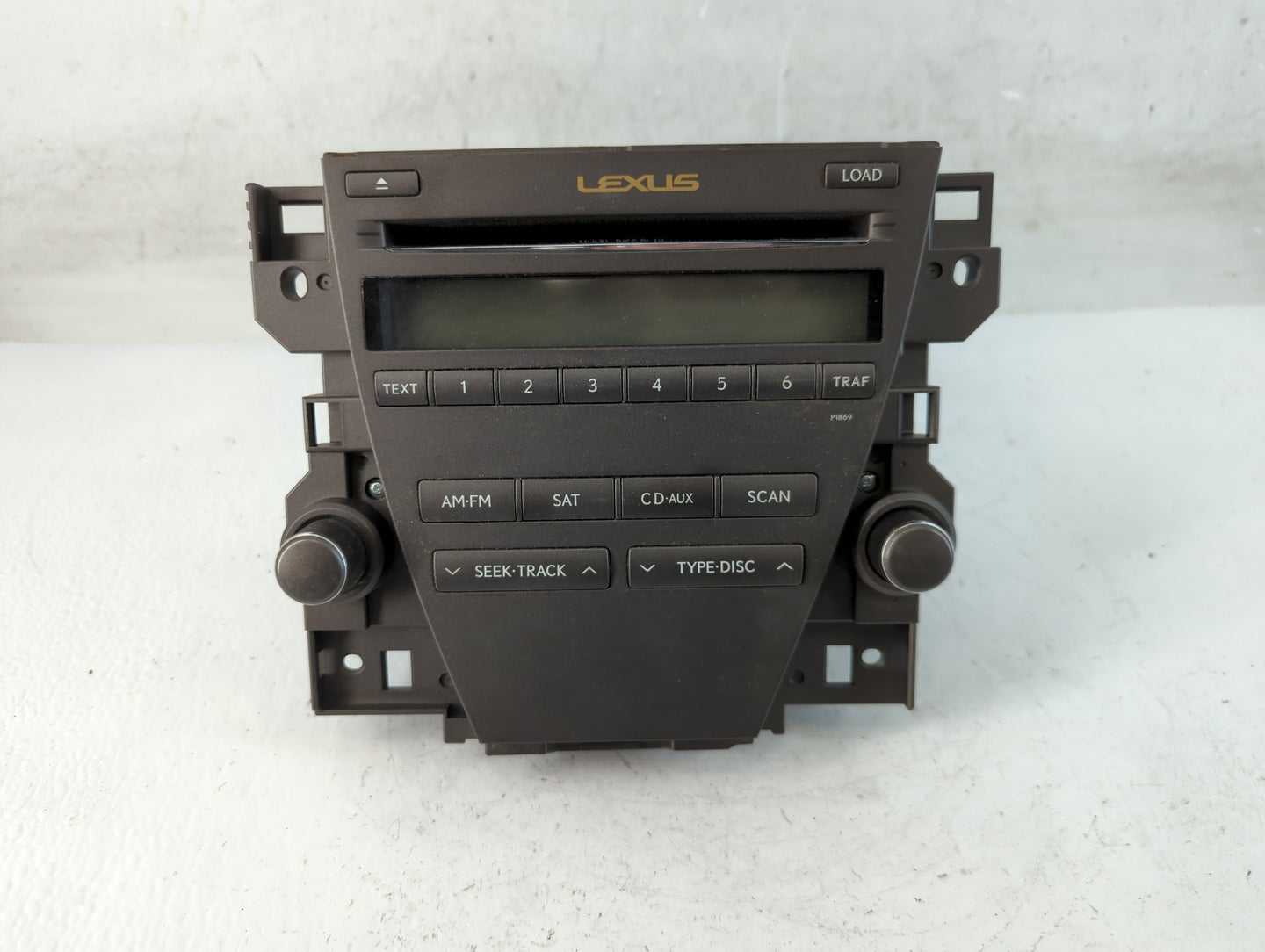2010-2012 Lexus Es350 Radio AM FM Cd Player Receiver Replacement P/N:86120-33E40 Fits Fits 2010 2011 2012 OEM Used Auto Part