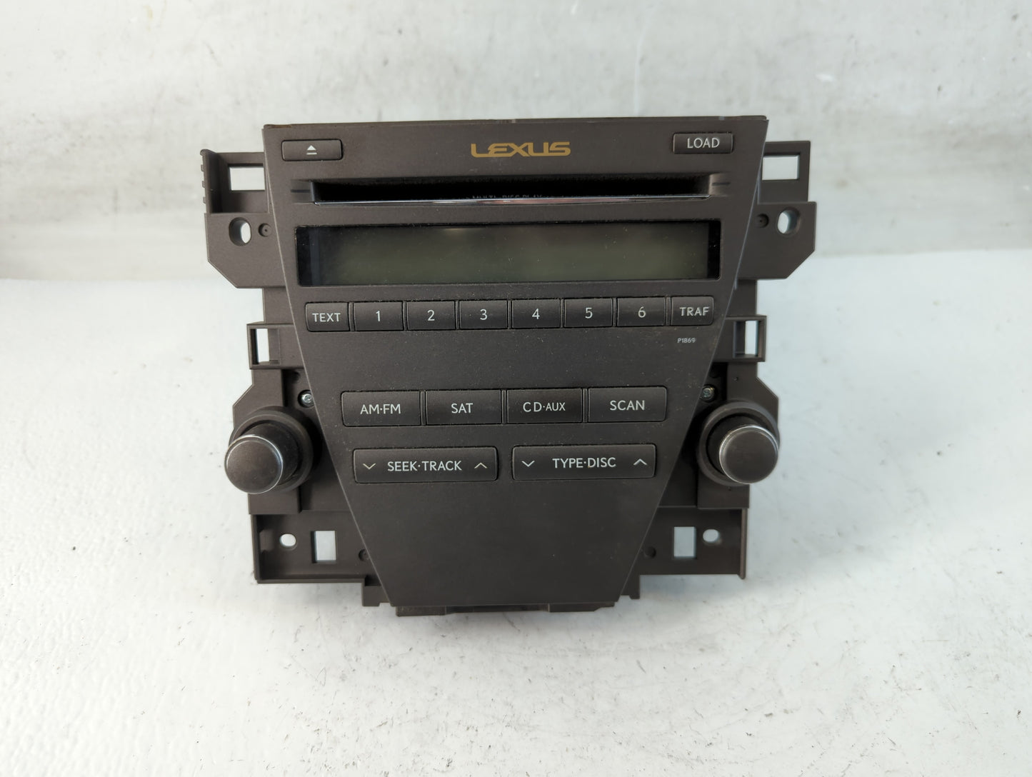2010-2012 Lexus Es350 Radio AM FM Cd Player Receiver Replacement P/N:86120-33E40 Fits Fits 2010 2011 2012 OEM Used Auto Part