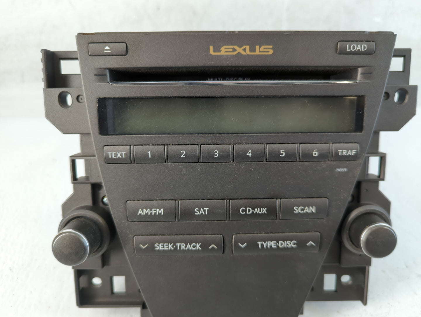 2010-2012 Lexus Es350 Radio AM FM Cd Player Receiver Replacement P/N:86120-33E40 Fits Fits 2010 2011 2012 OEM Used Auto Part