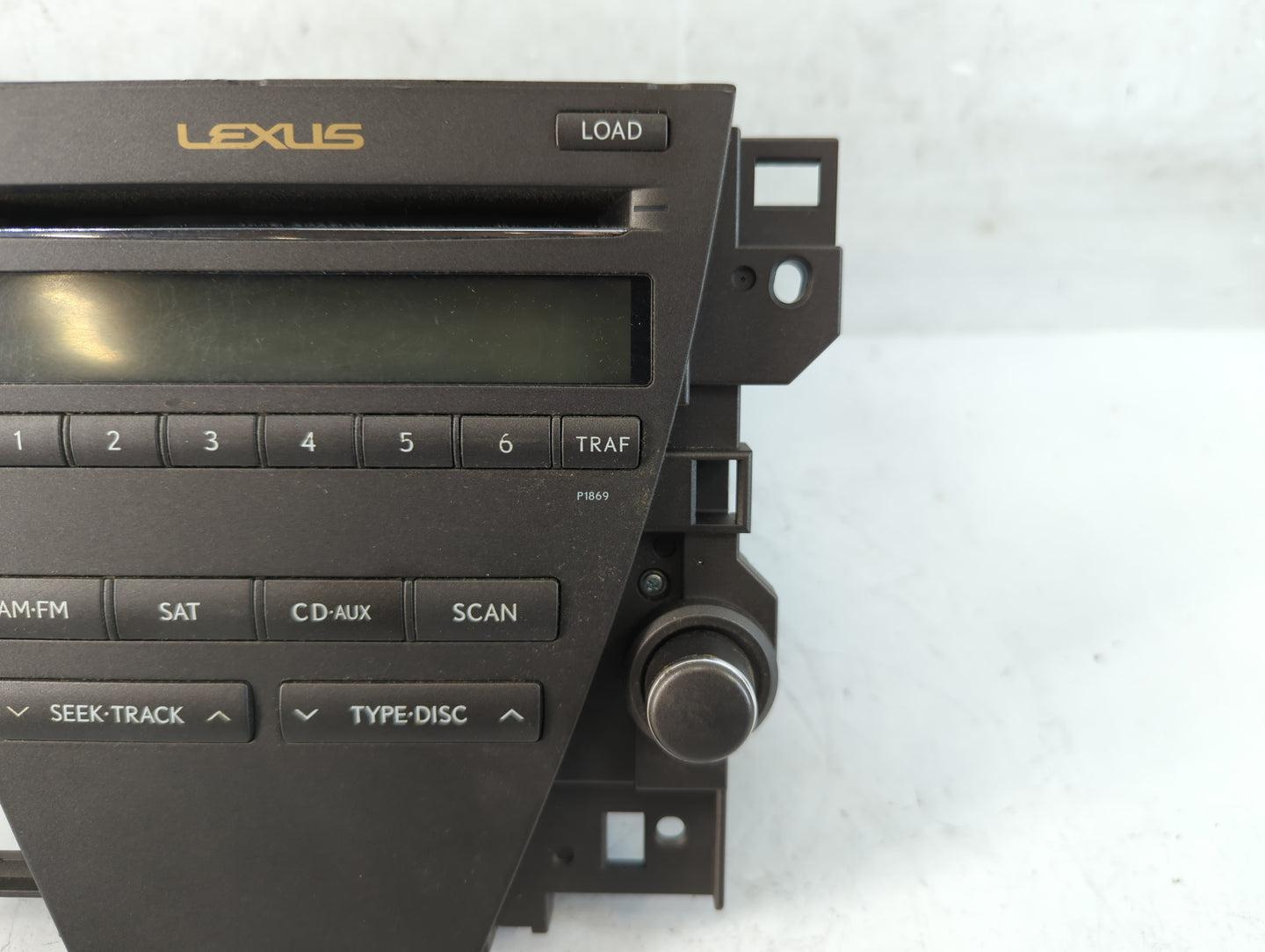 2010-2012 Lexus Es350 Radio AM FM Cd Player Receiver Replacement P/N:86120-33E40 Fits Fits 2010 2011 2012 OEM Used Auto Part