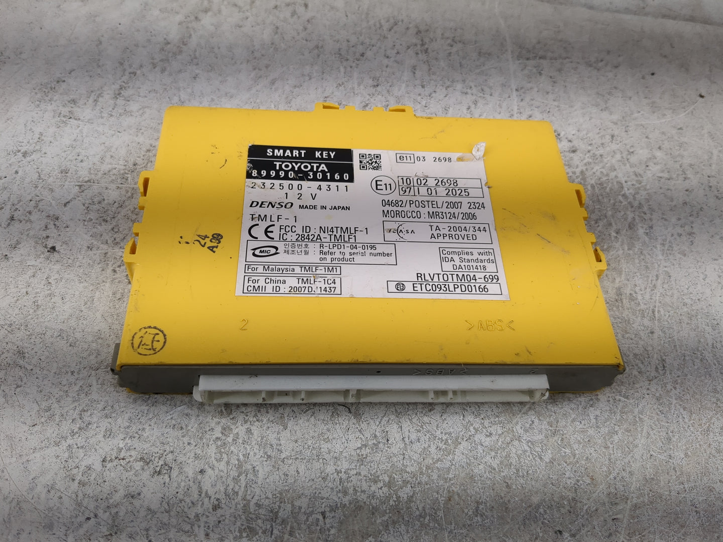 2010-2010 Lexus Gs350 Theft-locking Control Module - Oemusedautoparts1.com
