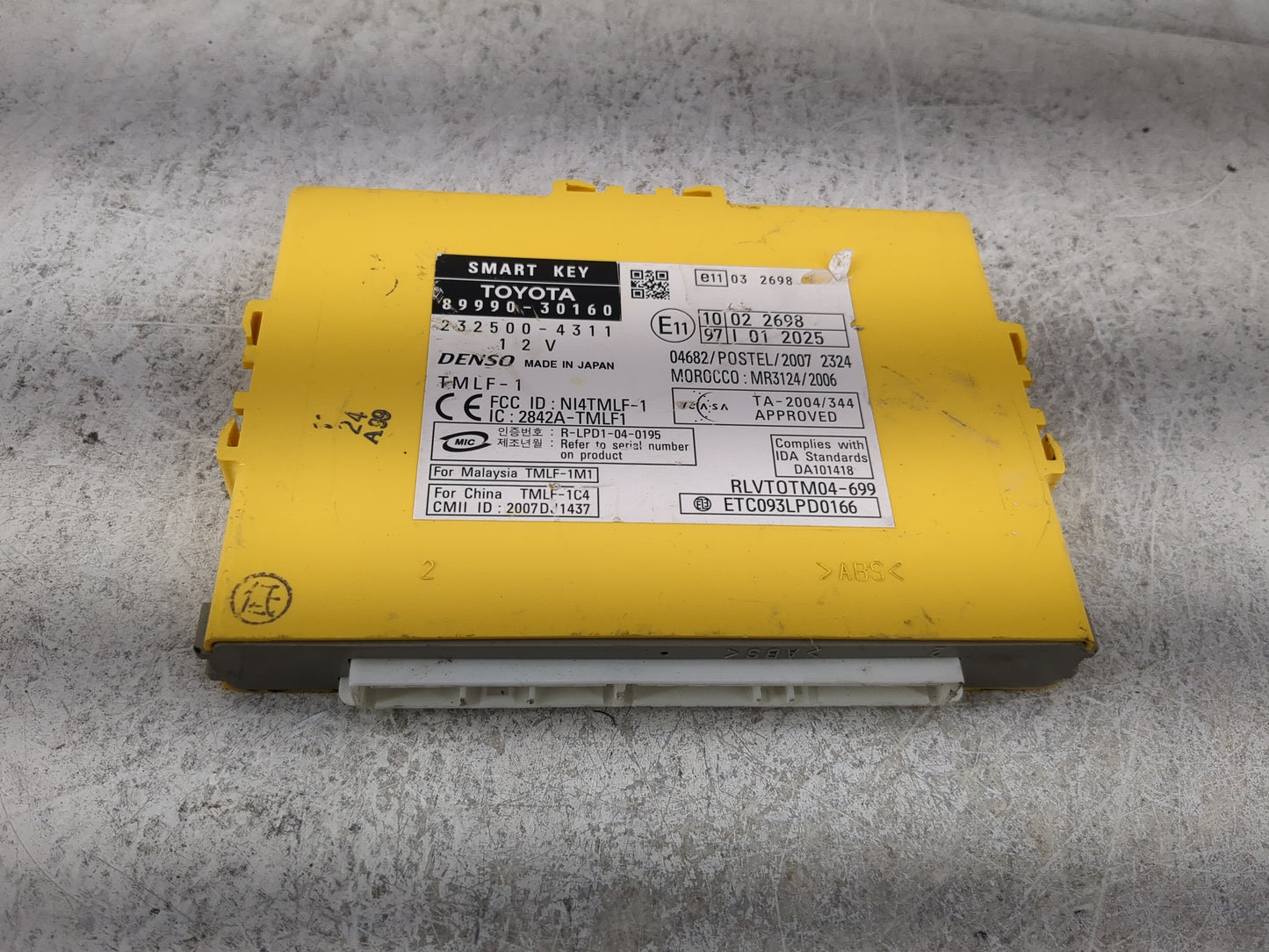 2010-2010 Lexus Gs350 Theft-locking Control Module - Oemusedautoparts1.com
