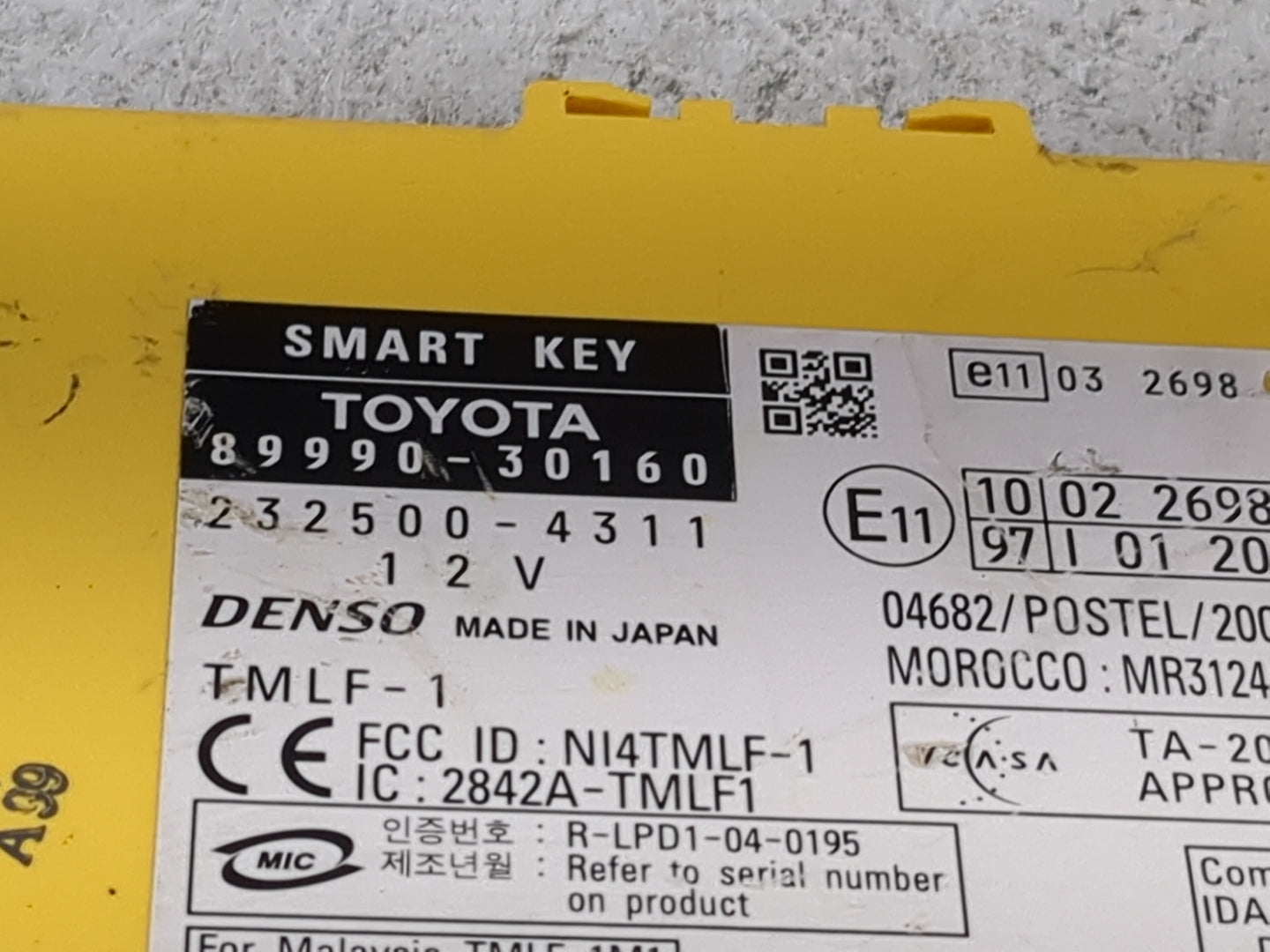 2010-2010 Lexus Gs350 Theft-locking Control Module - Oemusedautoparts1.com