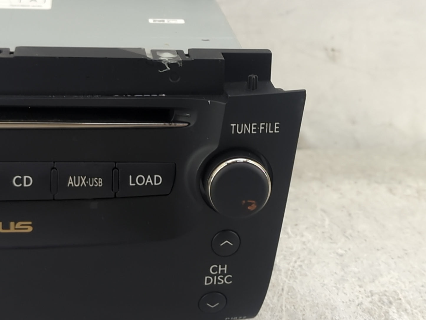 2010-2011 Lexus Gs350 Radio AM FM Cd Player Receiver Replacement P/N:86120-30L70-C0 AJDK021 Fits Fits 2010 2011 OEM Used Aut