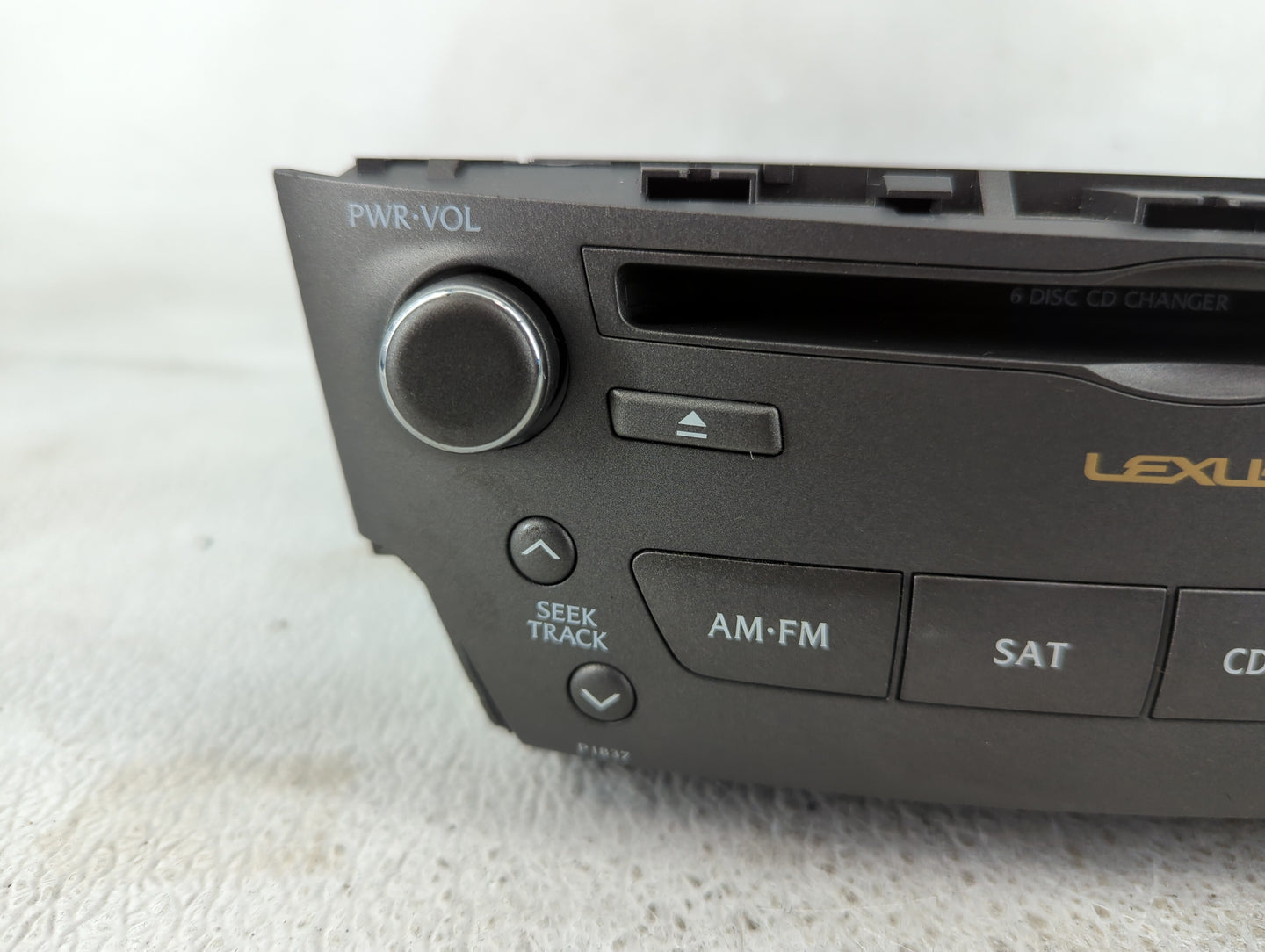 2010-2015 Lexus Is250 Radio AM FM Cd Player Receiver Replacement Fits Fits 2010 2011 2012 2013 2014 2015 OEM Used Auto Parts