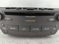 2010-2015 Lexus Is250 Radio AM FM Cd Player Receiver Replacement Fits Fits 2010 2011 2012 2013 2014 2015 OEM Used Auto Parts