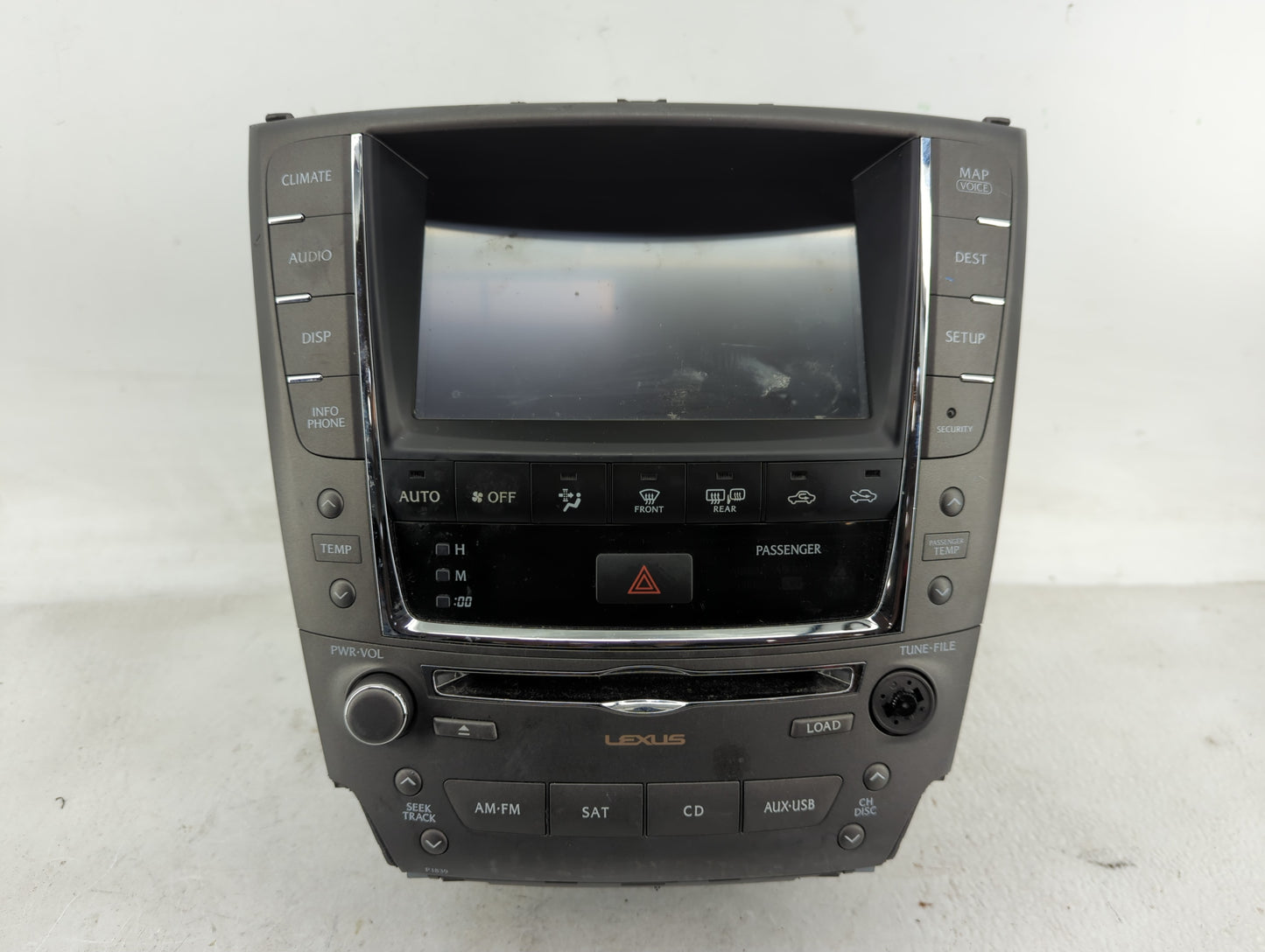 2010-2012 Lexus Is250 Radio AM FM Cd Player Receiver Replacement P/N:86431-53090 Fits Fits 2010 2011 2012 OEM Used Auto Part