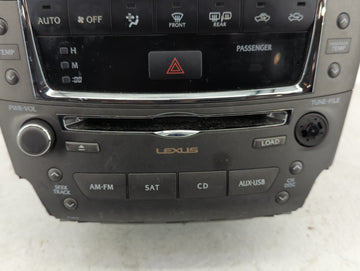 2010-2012 Lexus Is250 Radio AM FM Cd Player Receiver Replacement P/N:86431-53090 Fits Fits 2010 2011 2012 OEM Used Auto Parts