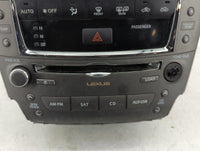 2010-2012 Lexus Is250 Radio AM FM Cd Player Receiver Replacement P/N:86431-53090 Fits Fits 2010 2011 2012 OEM Used Auto Part