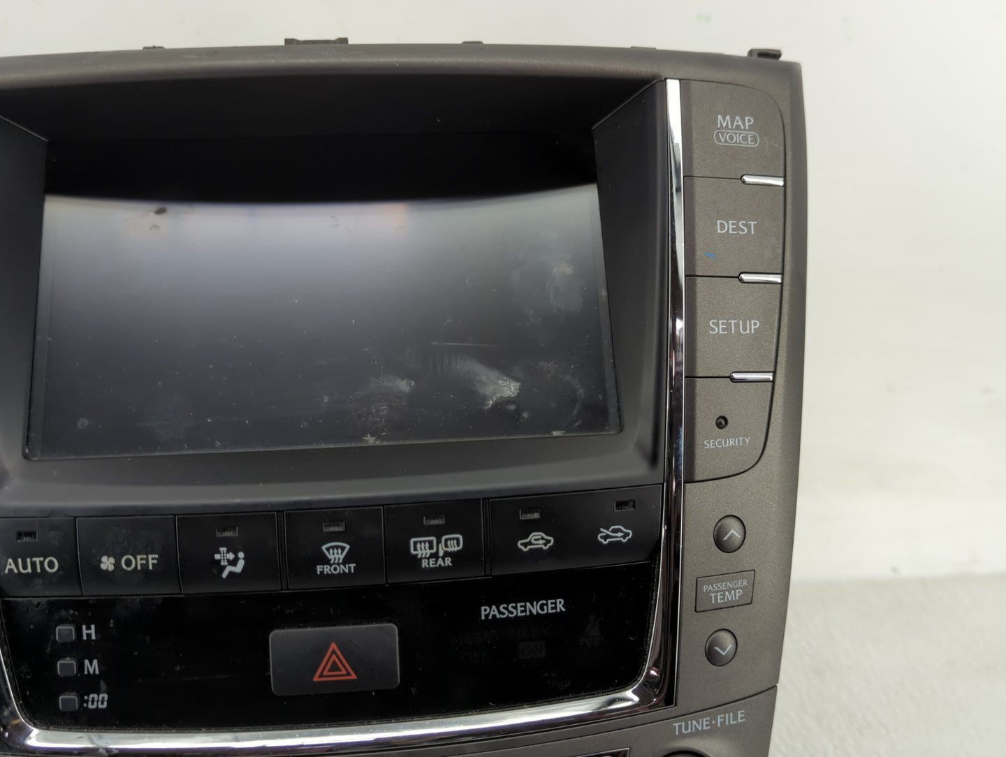 2010-2012 Lexus Is250 Radio AM FM Cd Player Receiver Replacement P/N:86431-53090 Fits Fits 2010 2011 2012 OEM Used Auto Part