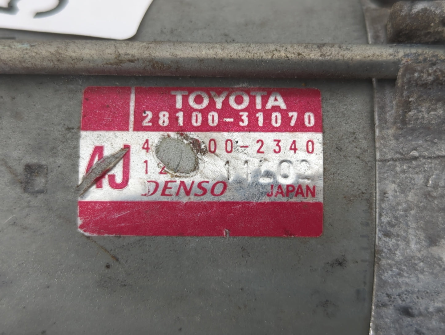 2006-2015 Lexus Is250 Car Starter Motor Solenoid OEM P/N:28100-31070 Fits OEM Used Auto Parts - Oemusedautoparts1.com