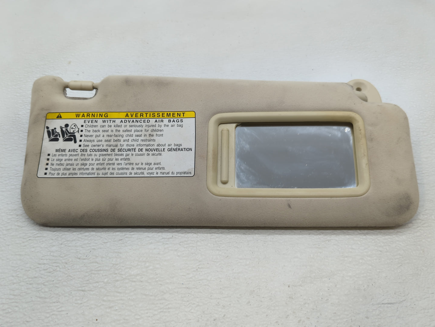 2010-2013 Lexus Is250 Sun Visor Shade Replacement Passenger Right Mirror Fits Fits 2010 2011 2012 2013 OEM Used Auto Parts -