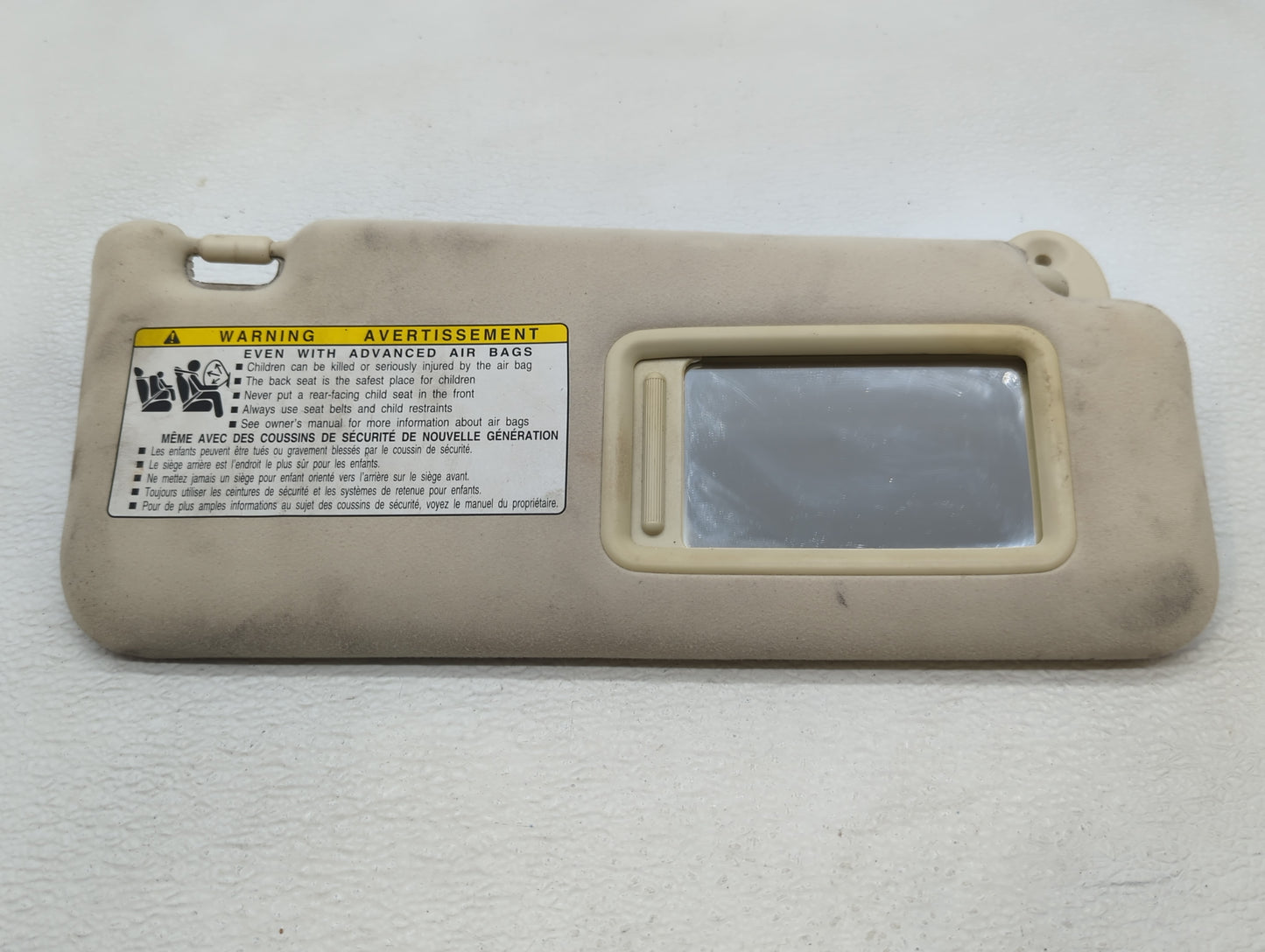 2010-2013 Lexus Is250 Sun Visor Shade Replacement Passenger Right Mirror Fits Fits 2010 2011 2012 2013 OEM Used Auto Parts -