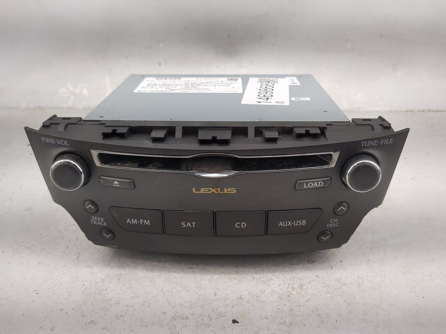 2010-2012 Lexus Is350 Radio AM FM Cd Player Receiver Replacement P/N:86120-53A40 DEX-MG8297, AJDK021 Fits Fits 2010 2011 201