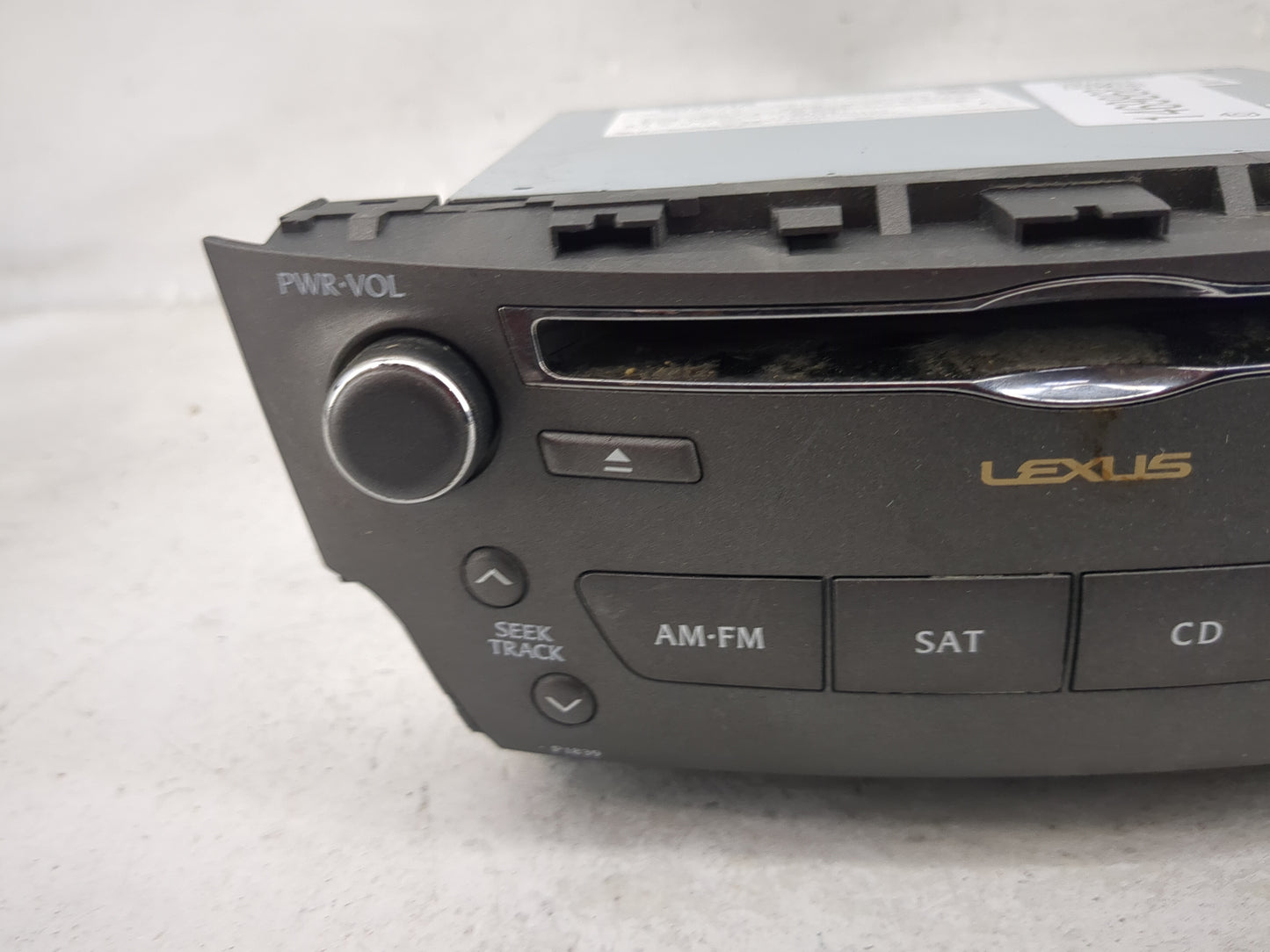 2010-2012 Lexus Is350 Radio AM FM Cd Player Receiver Replacement P/N:86120-53A40 DEX-MG8297, AJDK021 Fits Fits 2010 2011 201