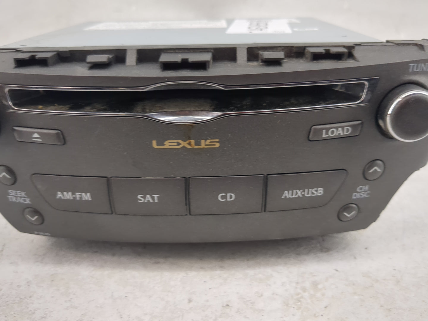 2010-2012 Lexus Is350 Radio AM FM Cd Player Receiver Replacement P/N:86120-53A40 DEX-MG8297, AJDK021 Fits Fits 2010 2011 201