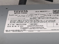 2010-2012 Lexus Is350 Radio AM FM Cd Player Receiver Replacement P/N:86120-53A40 DEX-MG8297, AJDK021 Fits Fits 2010 2011 201