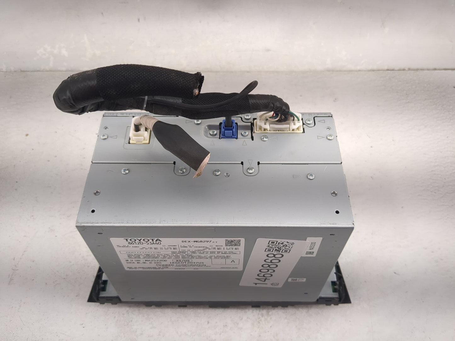 2010-2012 Lexus Is350 Radio AM FM Cd Player Receiver Replacement P/N:86120-53A40 DEX-MG8297, AJDK021 Fits Fits 2010 2011 201