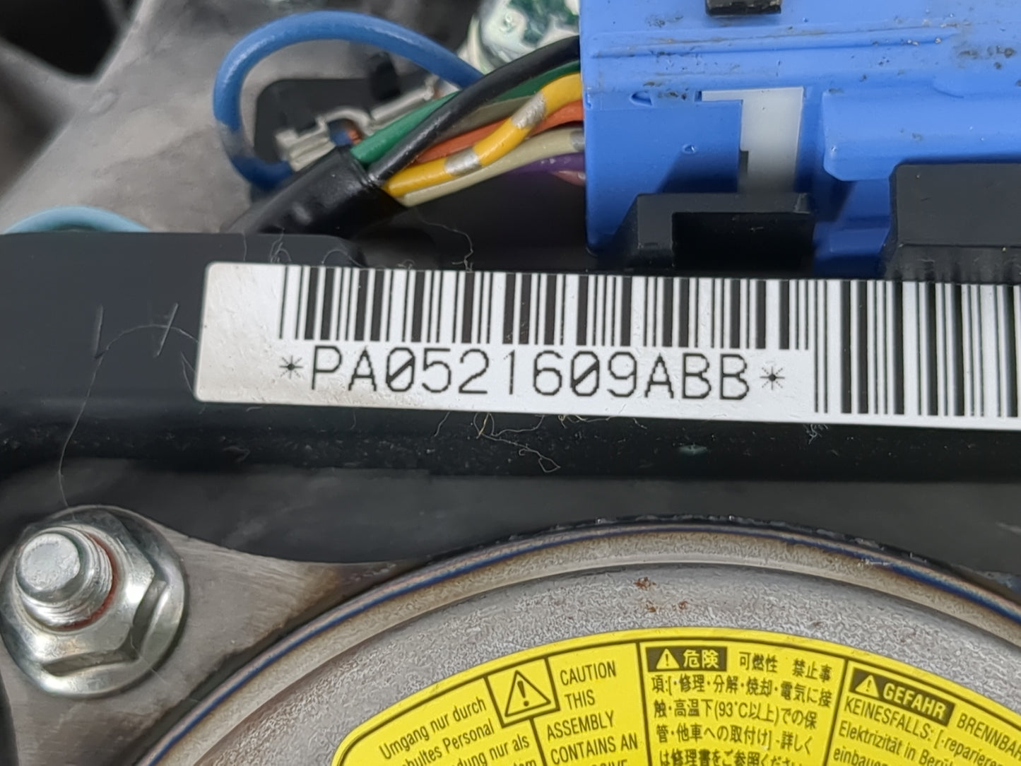 2009-2012 Lexus Ls460 Air Bag Driver Left Steering Wheel Mounted P/N:PA0521609ABB Fits Fits 2009 2010 2011 2012 OEM Used Aut