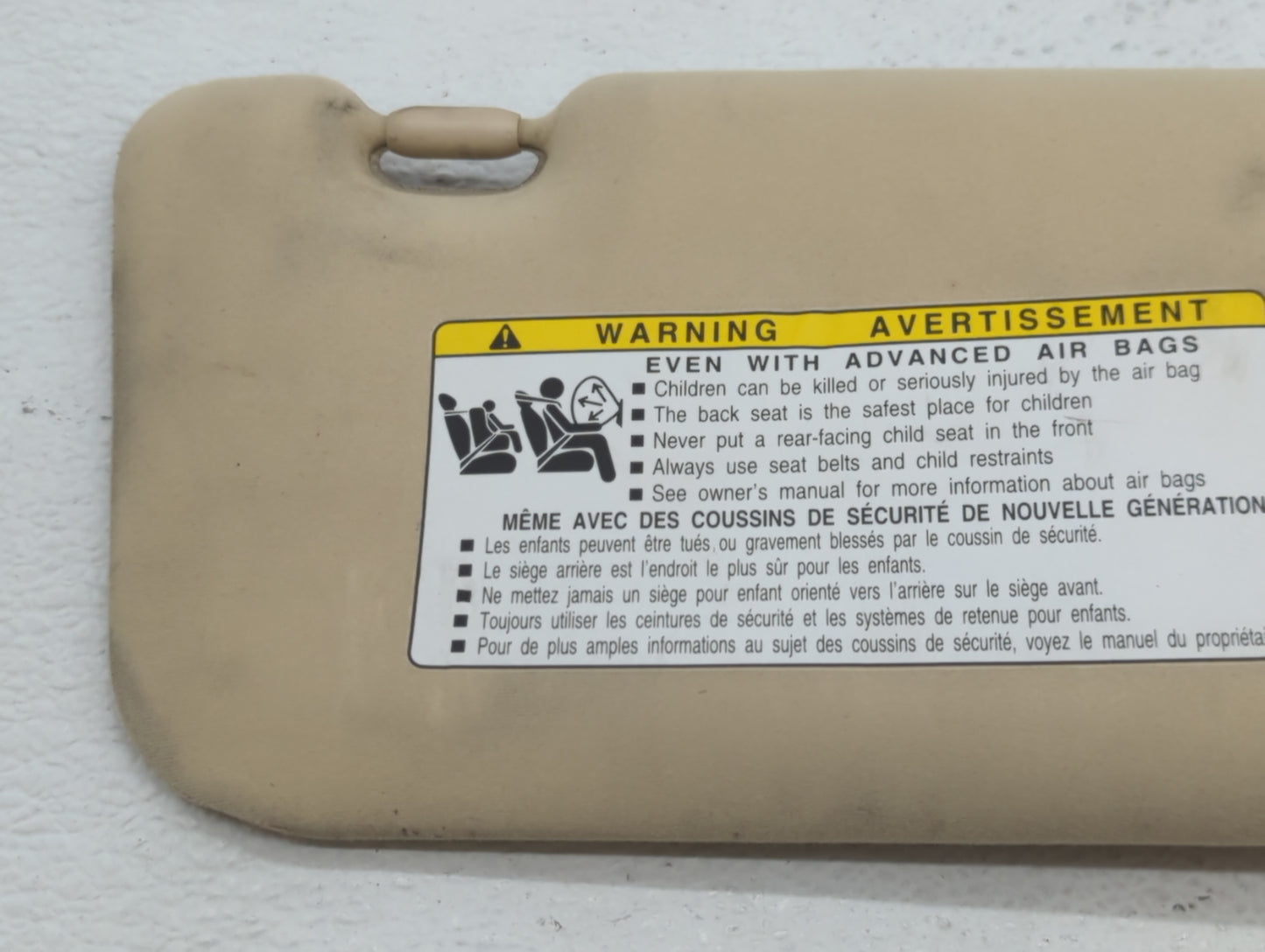 2010-2012 Lexus Ls460 Sun Visor Shade Replacement Passenger Right Mirror Fits Fits 2010 2011 2012 OEM Used Auto Parts - Oemu