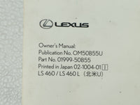2010 Lexus Ls460 Owners Manual Book Guide OEM Used Auto Parts - Oemusedautoparts1.com