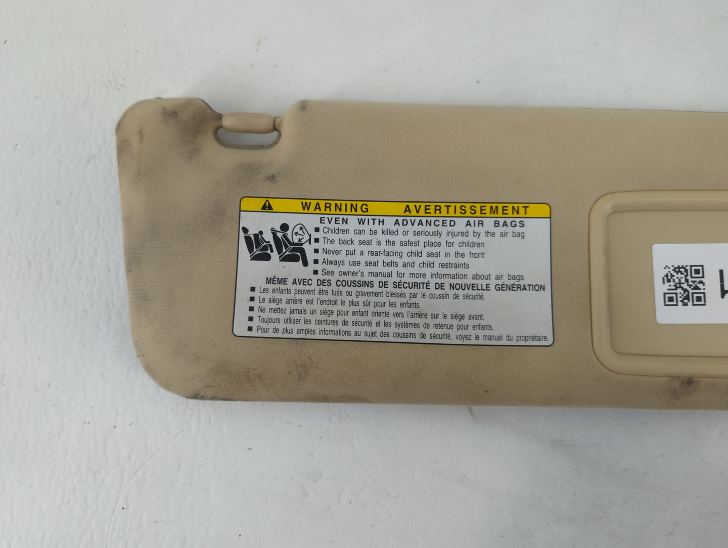 2010-2012 Lexus Ls460 Sun Visor Shade Replacement Passenger Right Mirror Fits Fits 2010 2011 2012 OEM Used Auto Parts - Oemu