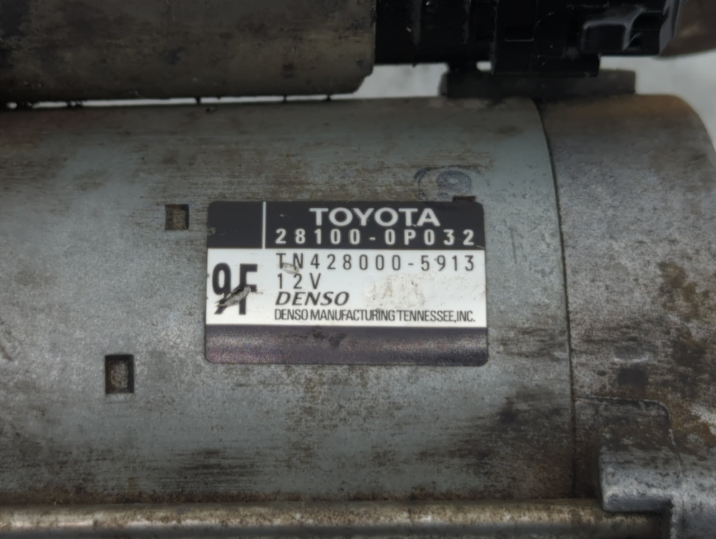 2010-2013 Lexus Rx350 Car Starter Motor Solenoid OEM P/N:28100-0P032 TN428000-5913 Fits Fits 2010 2011 2012 2013 OEM Used Au