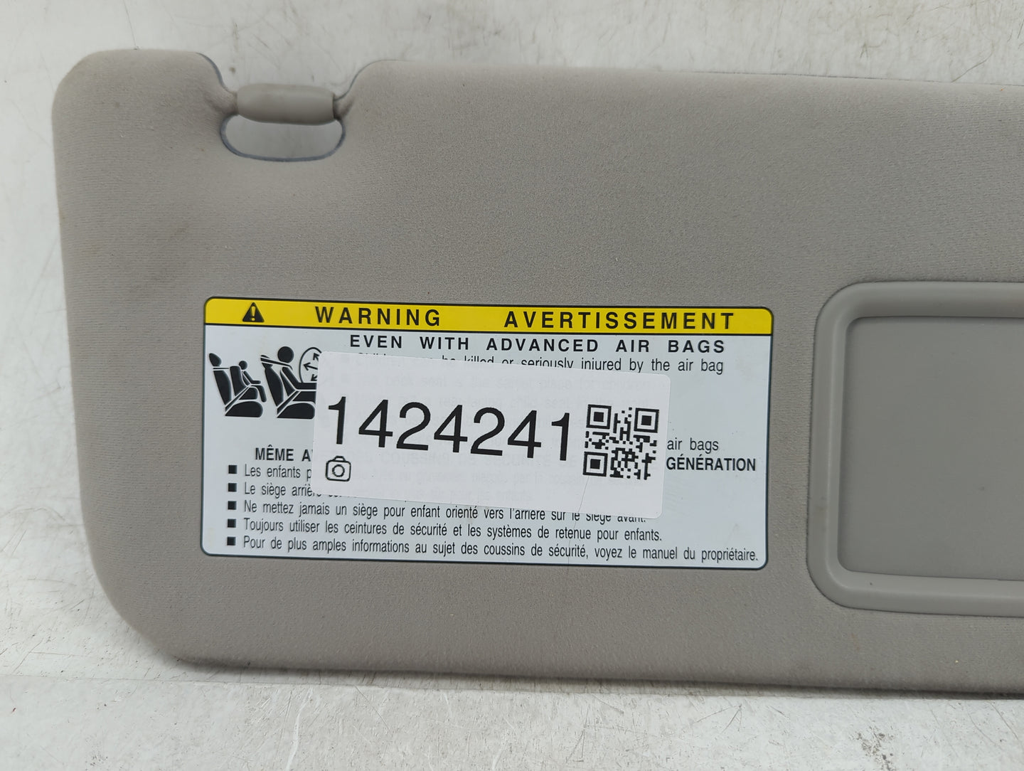 2010-2015 Lexus Rx450 Sun Visor Shade Replacement Passenger Right Mirror Fits Fits 2010 2011 2012 2013 2014 2015 OEM Used Au
