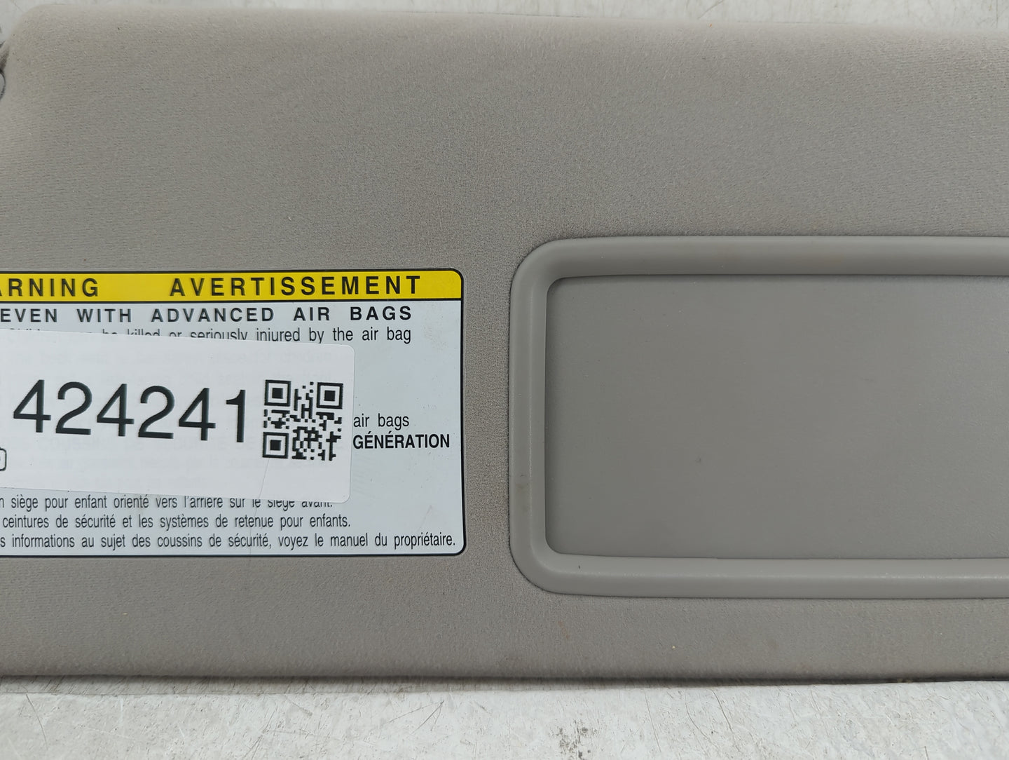 2010-2015 Lexus Rx450 Sun Visor Shade Replacement Passenger Right Mirror Fits Fits 2010 2011 2012 2013 2014 2015 OEM Used Au
