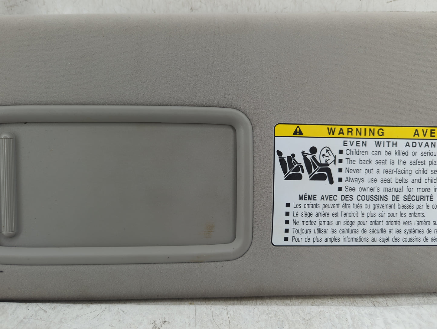 2010-2015 Lexus Rx450 Sun Visor Shade Replacement Driver Left Mirror Fits Fits 2010 2011 2012 2013 2014 2015 OEM Used Auto P