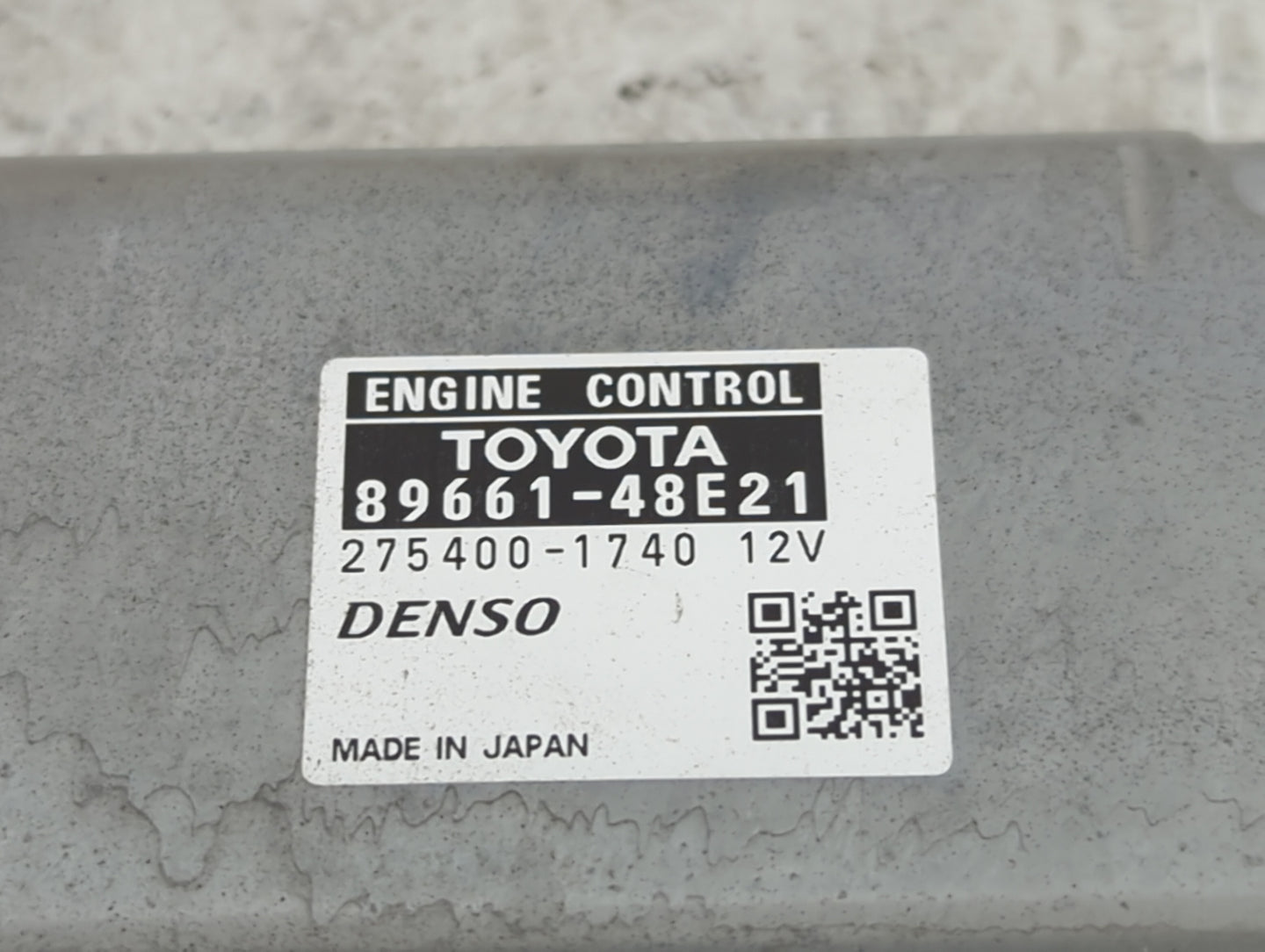 2010 Lexus Rx450 PCM Engine Control Computer ECU ECM PCU OEM P/N:89661-48E21 275400-1740 Fits OEM Used Auto Parts - Oemuseda