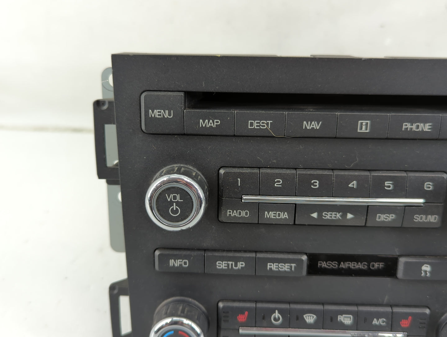 2010 Lincoln Mks Radio AM FM Cd Player Receiver Replacement P/N:AA5T 19C156 AD Fits OEM Used Auto Parts - Oemusedautoparts1.